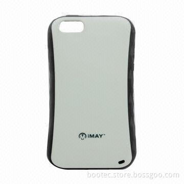 Various Colors Mobile Phone Cases for iPhone 4, Made of TPU Material, with Diamond Shape Edge
